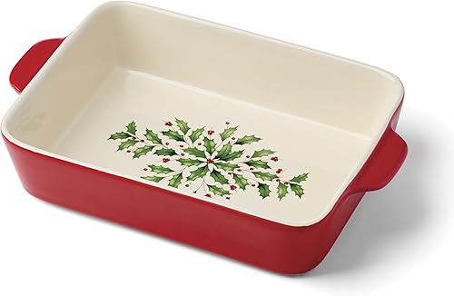 Vista 22 de Lenox 847117 - Cazuela cubierta navideña