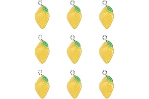Cheriswelry 10Pcs Lemon Charms