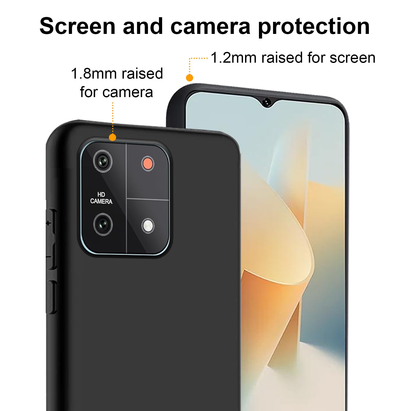 LYZXMY Coque Pour Doogee X97 / Doogee X97 Pro (6.0") Noir Housse Support Rotatif Verre