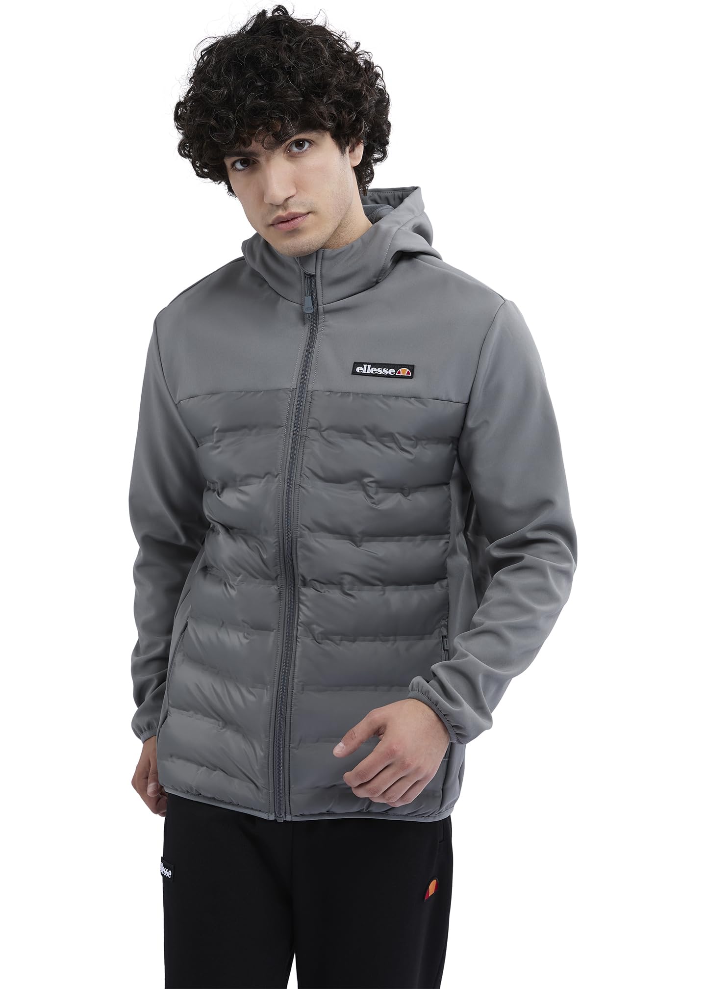 ellesse Cassiano Zip Jacket Dark Grey SML
