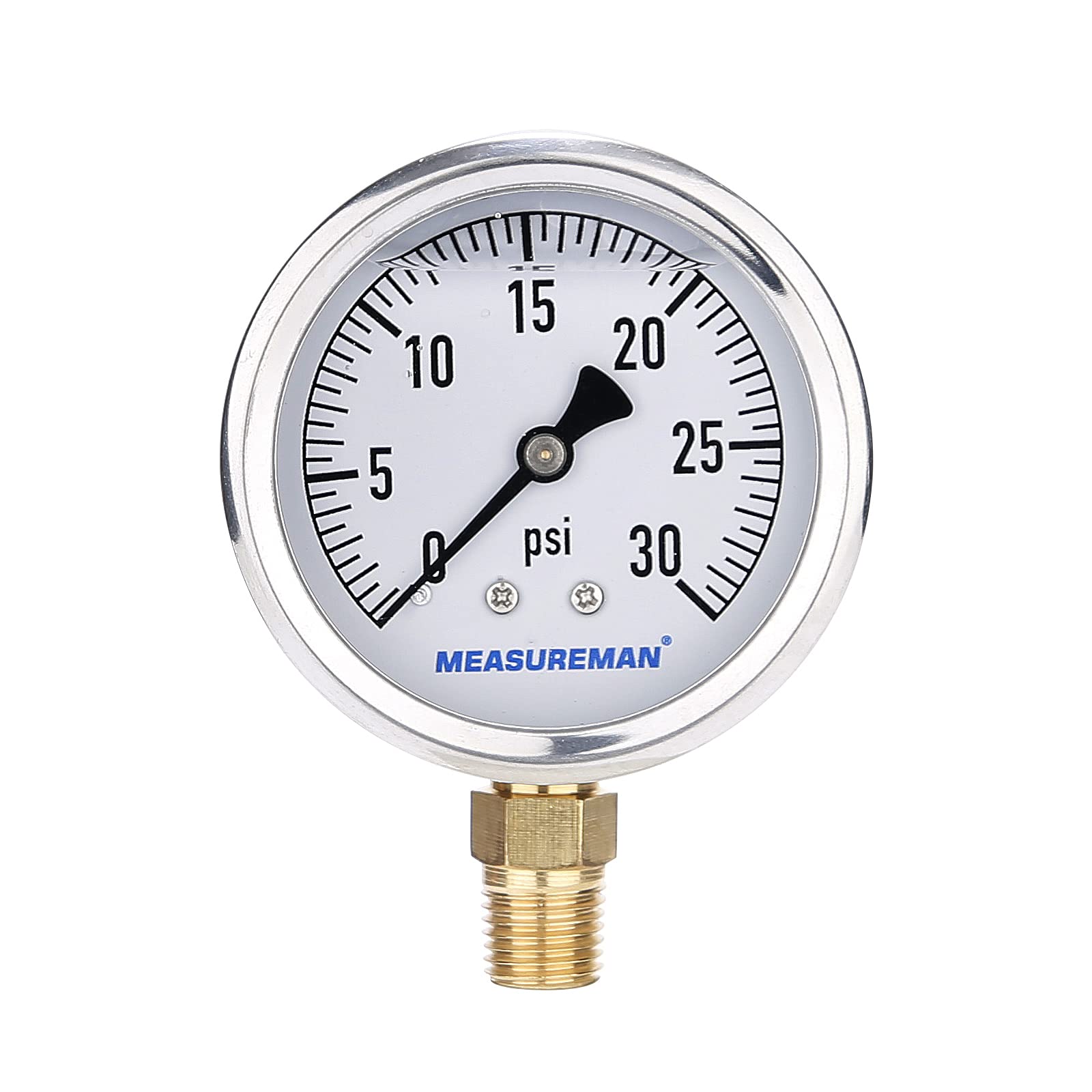 Glycerin Filled Pressure Gauge - 0-100psi -9