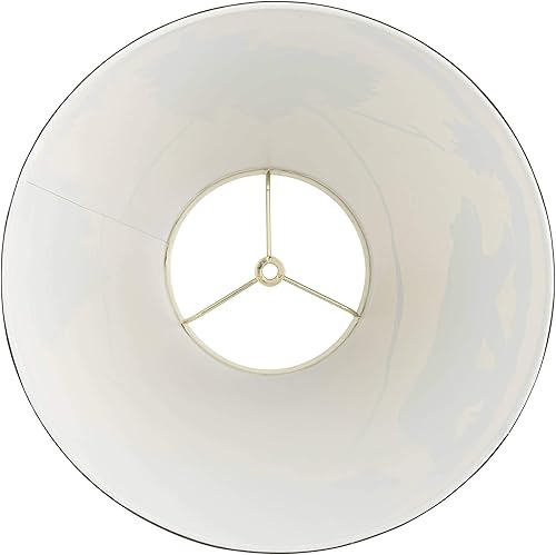 Miniatura 5 de Juego de 2 pantallas de lámpara con estampado imperio de tapa dura, color negro y marrón, escena de montaña, tamaño mediano, 6 pulgadas, parte