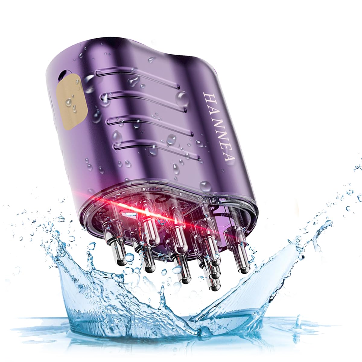 HANNEA® Smart Electric Scalp Massager & Hair Oil Applicator with Red Light Therapy, Dispenser for Essential Oil/Hair Treatment Growth/Serum, with USB-C, Hair Care Gift for Women Men, 10ml (B0D5XCCRPN) Amazon Price History, Amazon Price Tracker