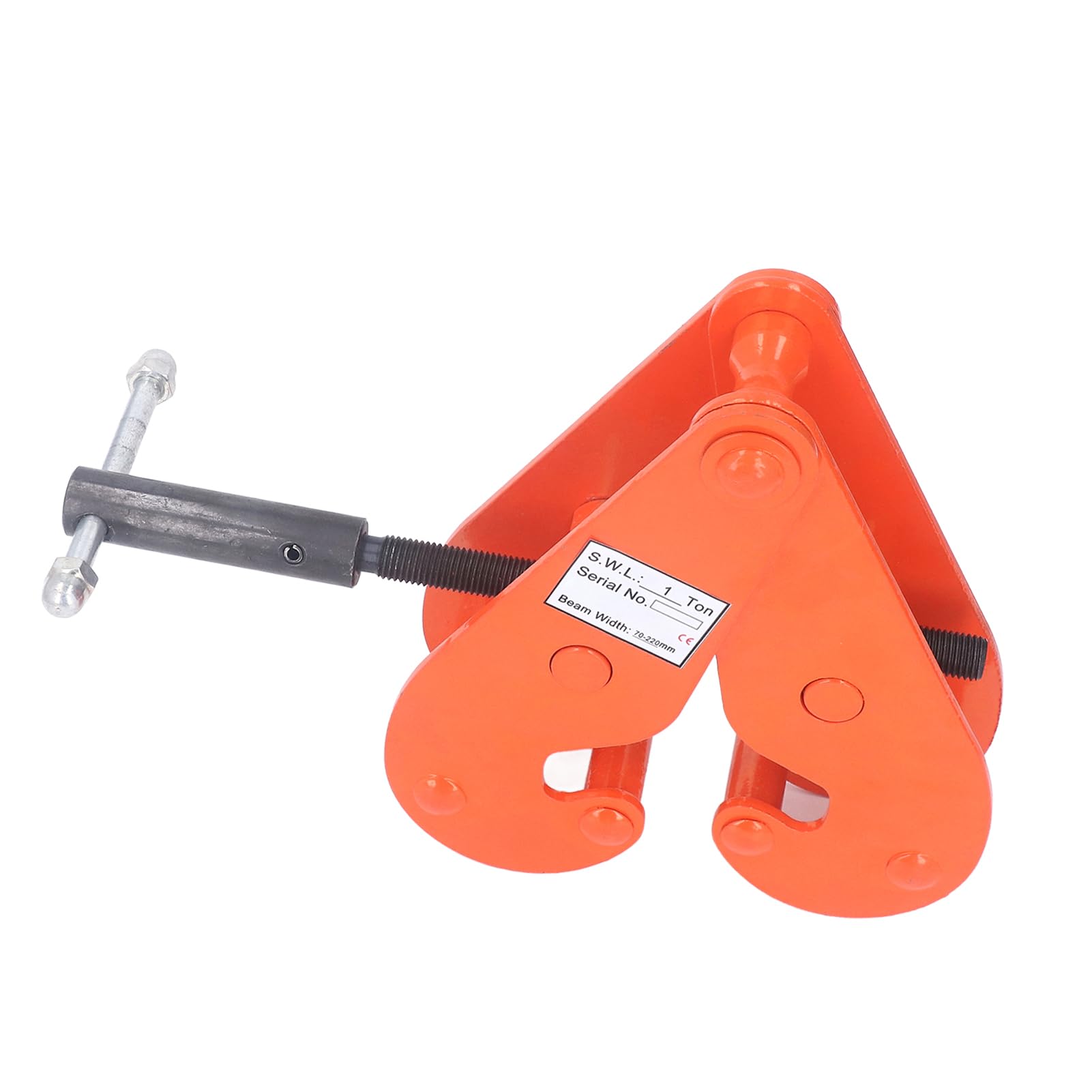 Morsetto per Trave Verticale Capacità di 2200 Libbre Morsetto per Rigging in Acciaio Legato Morsetto per Binario Morsetto in Acciaio Utensile per Utensili Morsetti di