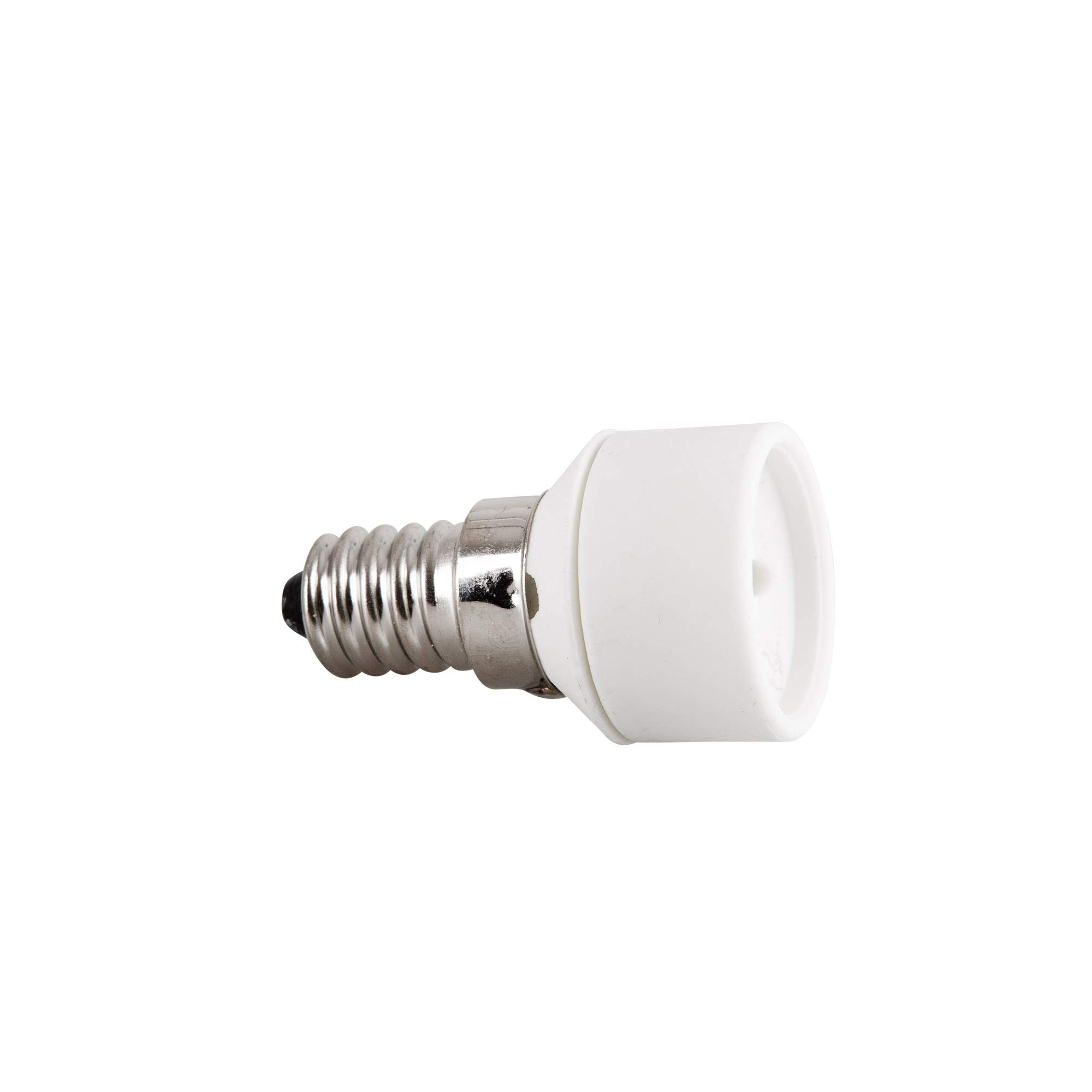Mextronic Adapter cokołu lampy E14 azf GU10: konwerter do żarówek LED, lamp halogenowych, żarówek CFL