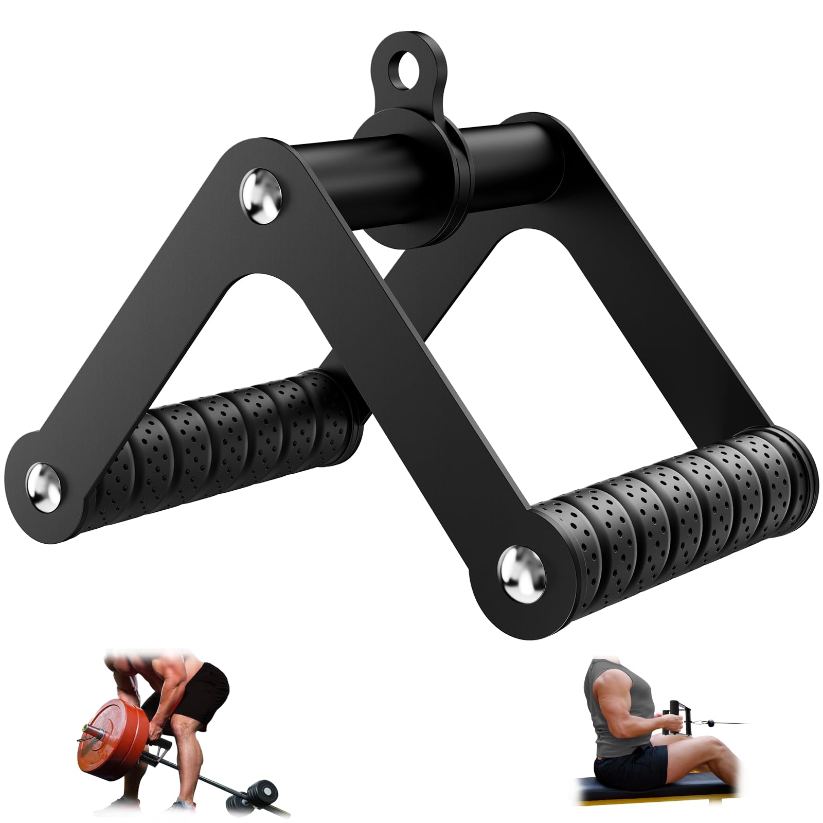 Lovind Double D Row Handle LAT Pulldown Attachment