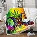 LIFUQING Reggae Chanteur Bob Marley Weed Skinny Couvre-Lit Jeter Lit Couverture Canapé Chaise Reste Feuilles Maison Couverture Intérieure Adulte Enfant-150x200cm