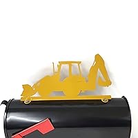 Vista 92 de Hobby, Recreation and Career Style Metal Powder Coated Mailbox Topper (Tent Camping, Matte Black)