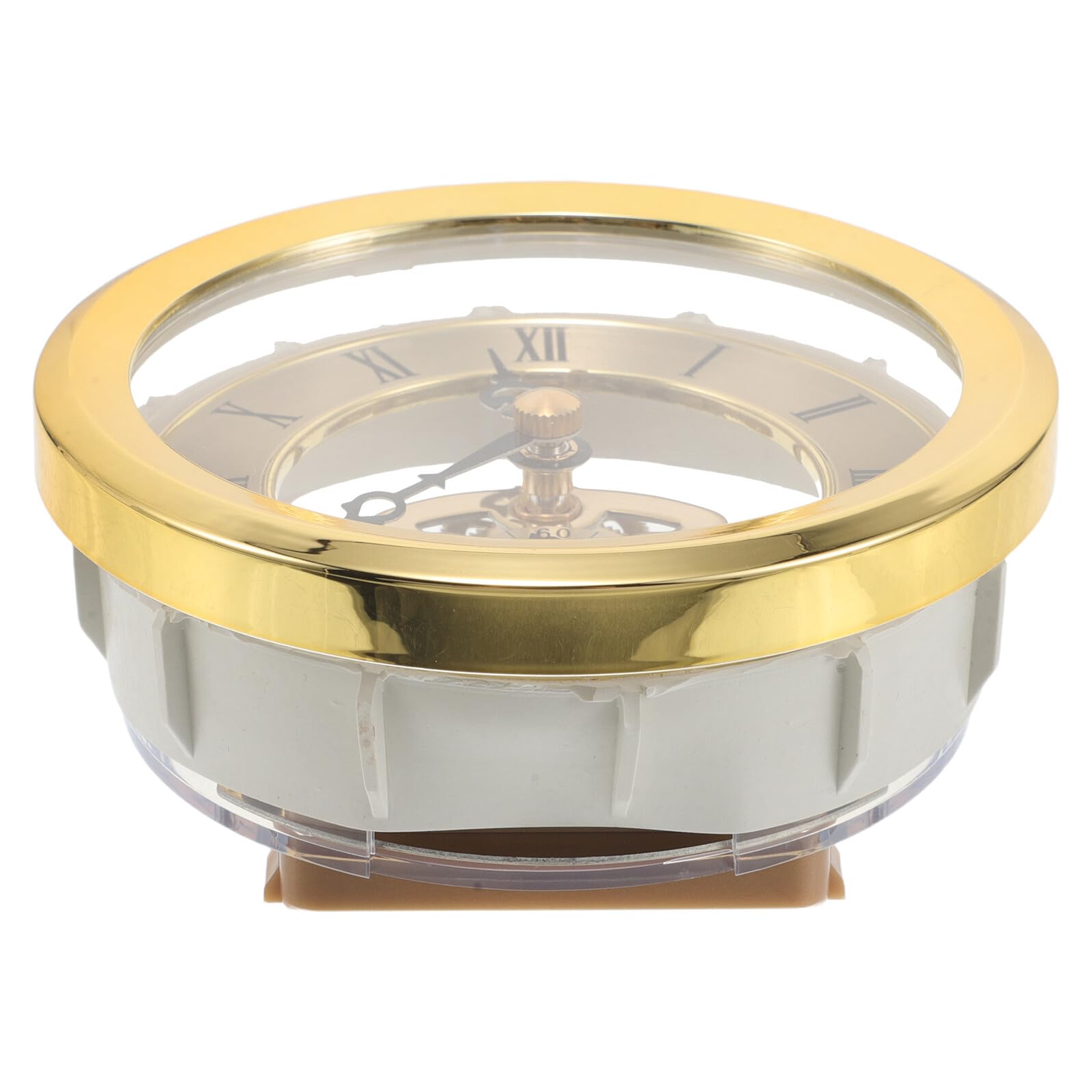 Mouvement d'horloge en alliage de zinc doré de 103 mm insert transparent SHINEOFI
