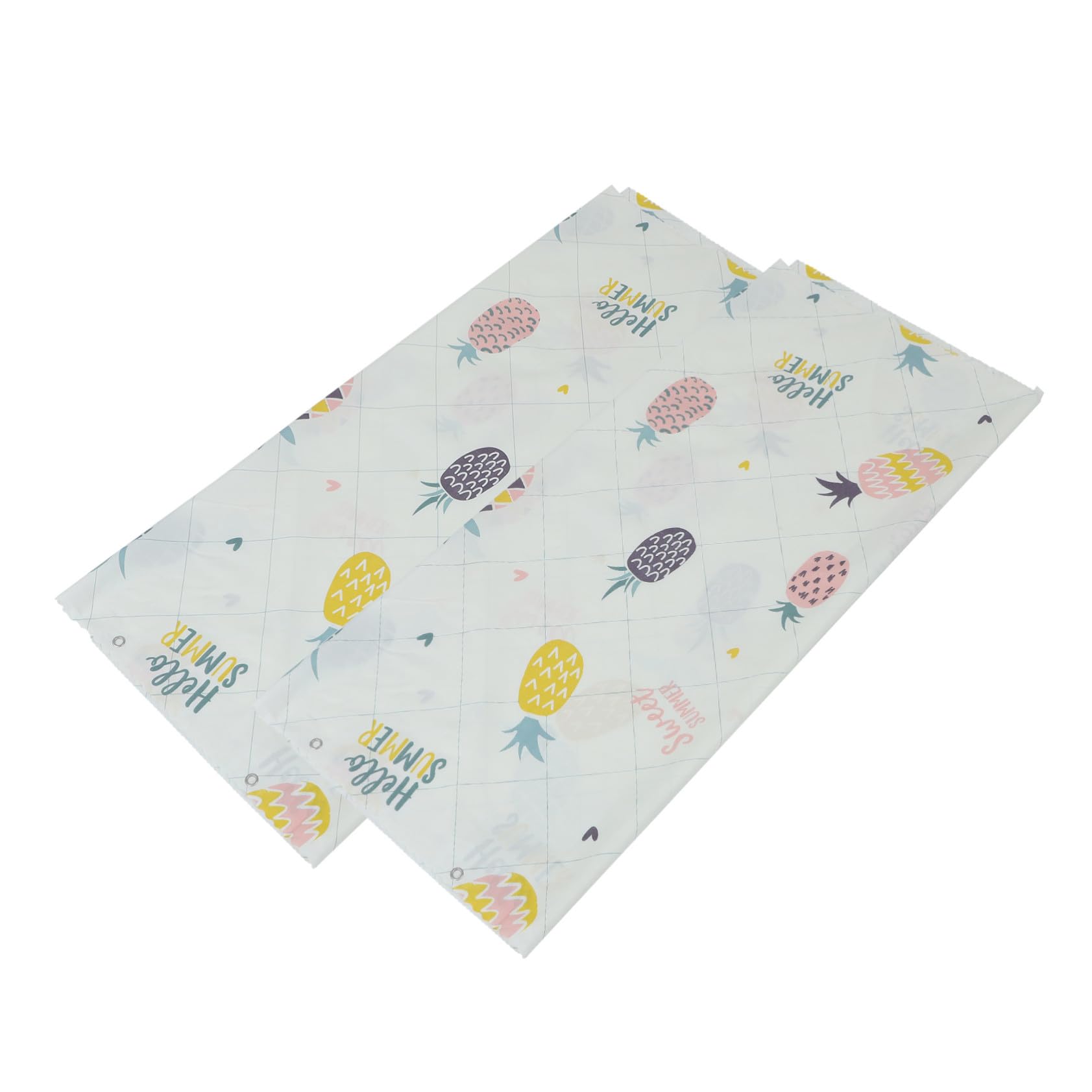 Rideaux de lit superposé motif Pineapple pour chambre étudiante cocooning
