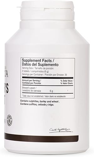 Miniatura 3 de Ana Maria Lajusticia, levadura de cerveza, fuente de vitaminas, salud cardíaca y digestión saludable, paquete de tratamiento de 70 días. Sin azúcar
