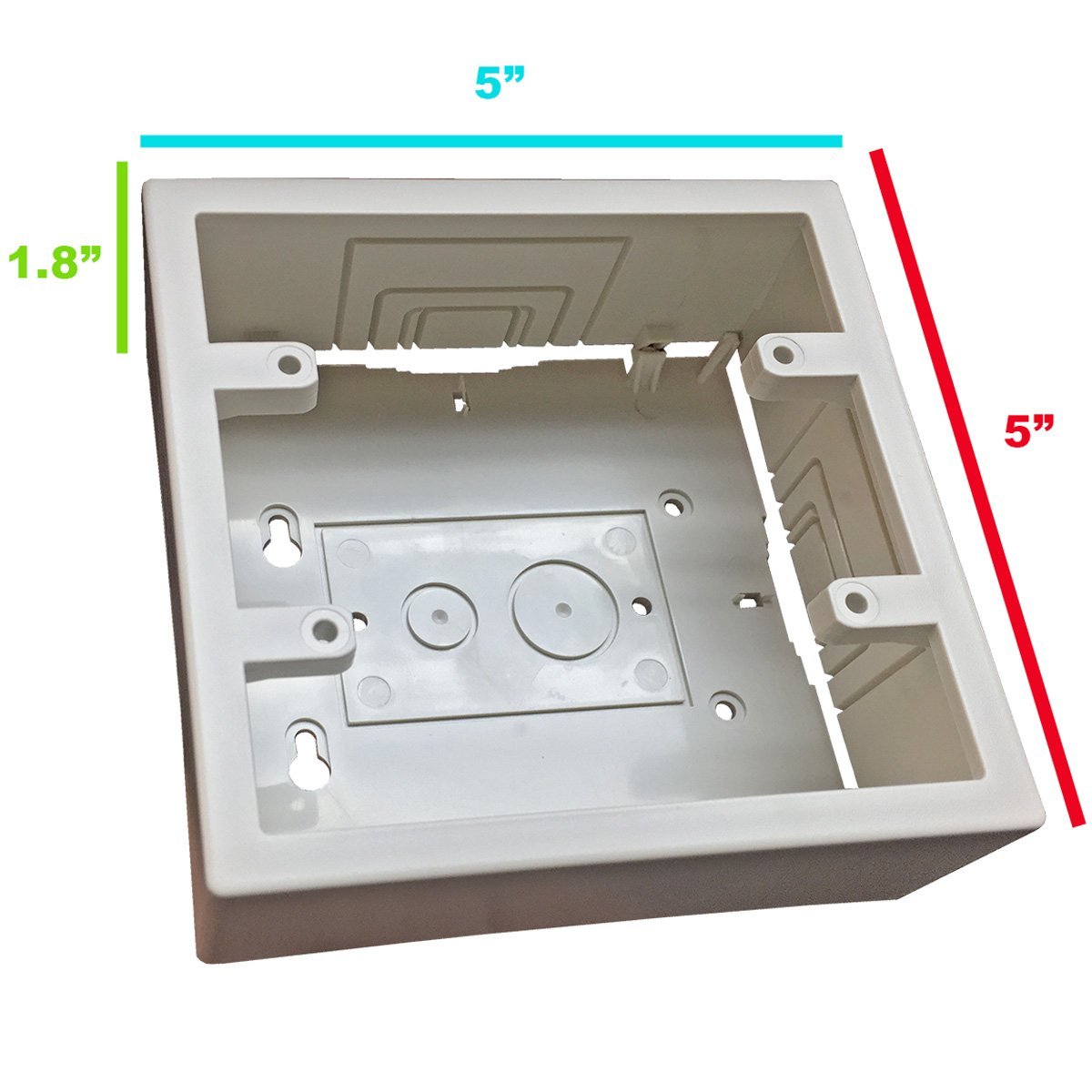 1125 Series Raceway Accessory Double Junction Box (Beige)
