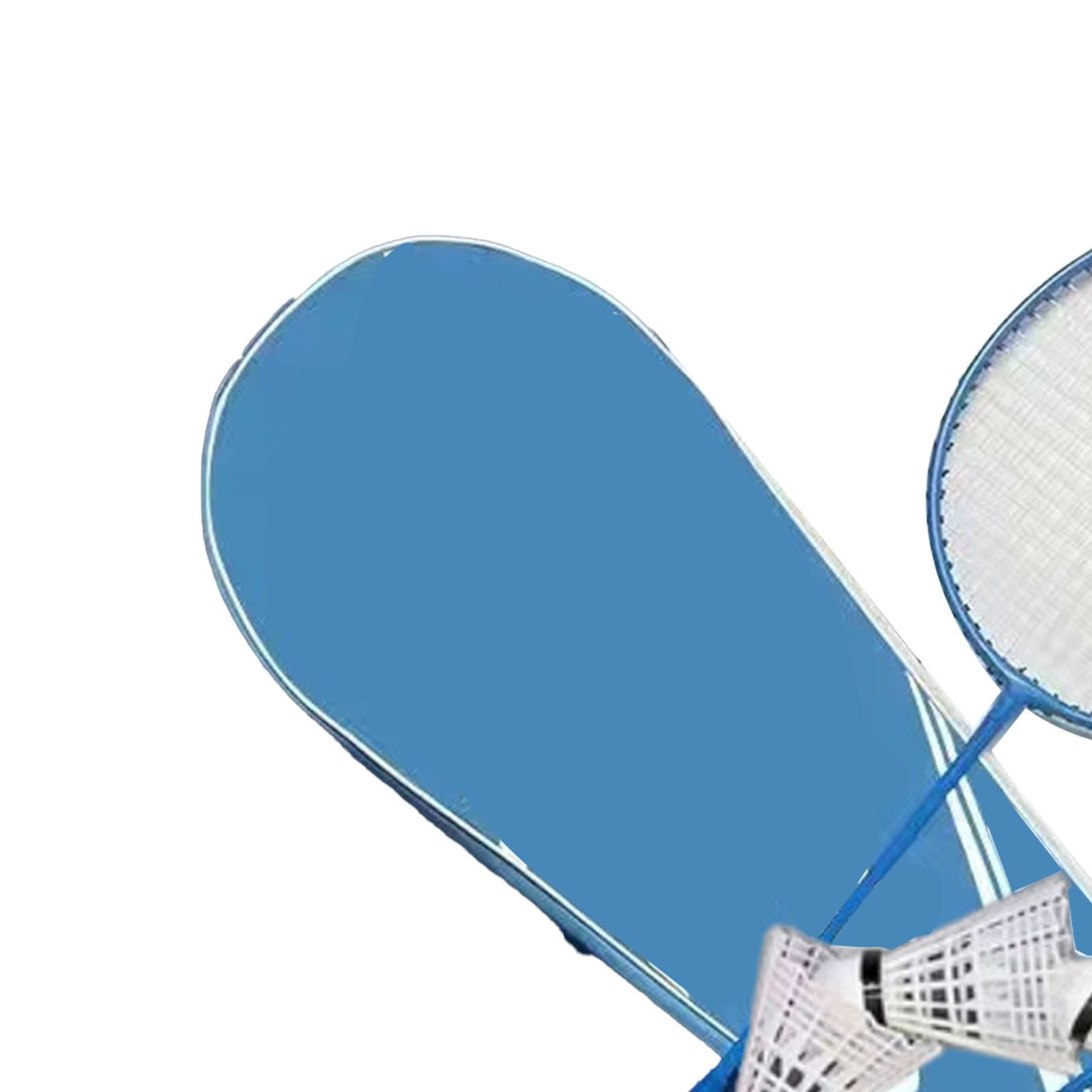 Tbest Set di Racchette da Badminton, 2 Pezzi Racchette da Badminton Sportive Racchette da Badminton Leggere con Volani Borsa da Trasporto per Adulti e Adolescenti per Giochi All'aperto
