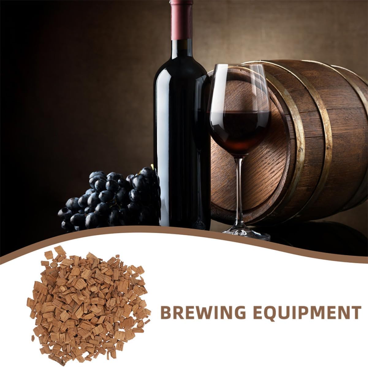 Diy Wine Making Supplies 200g Light Toast Oak Chips French Oak Chips for Aromatic Aging