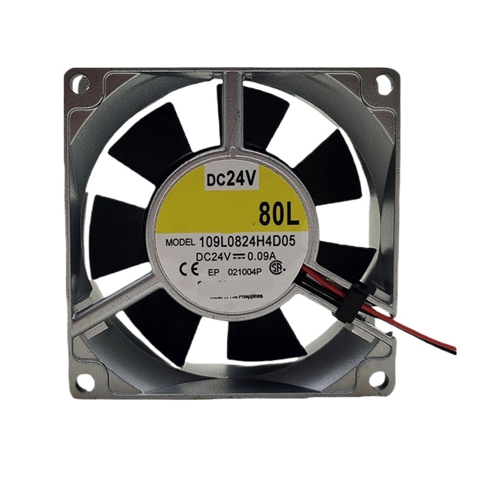 UITGVDQAT 109L0824H4D05 Cool Fan 24VDC 0.09A 2.16W 80x80x25mm