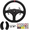 Replace 13 inch lightweight Original Leather Steering Wheel Panel For For THRUSTMASTER T300RS/T300GT Force Feedback GT Racing Wheel Hub; For Xbox Series X/S PS4 PS5 (For T300RS/T300GT)