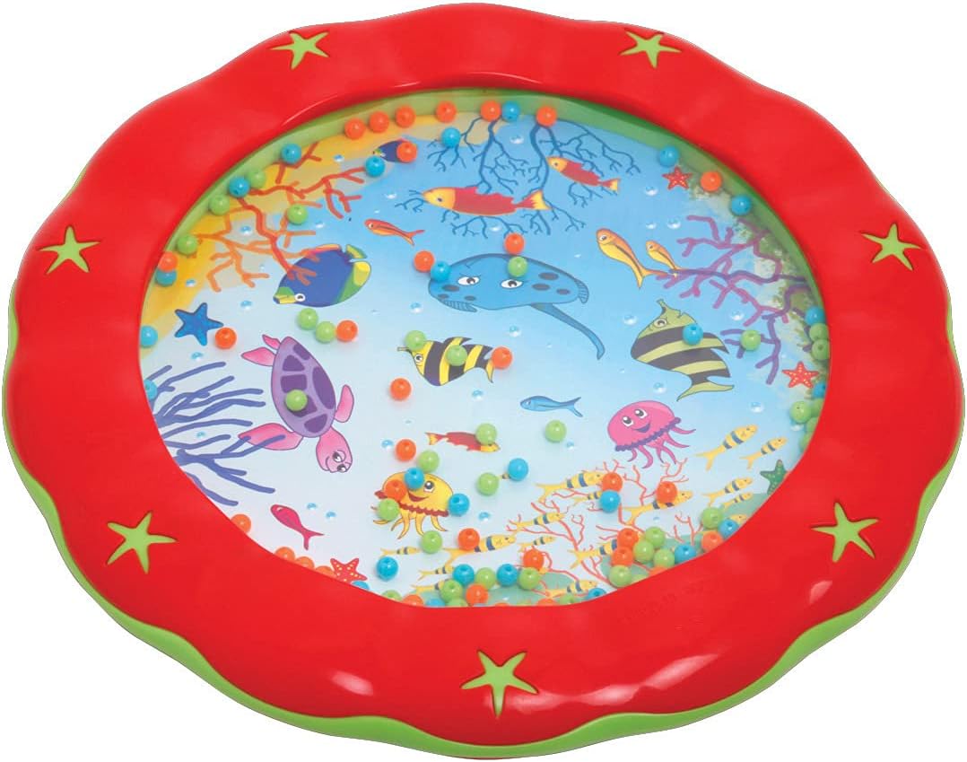 Halilit Children's Wave Drum. Robust Kids Ocean Sea Sounds Musical Instrument Toy. Promotes Hand-Eye Coordination & Fine Motor Skills. 12 months+