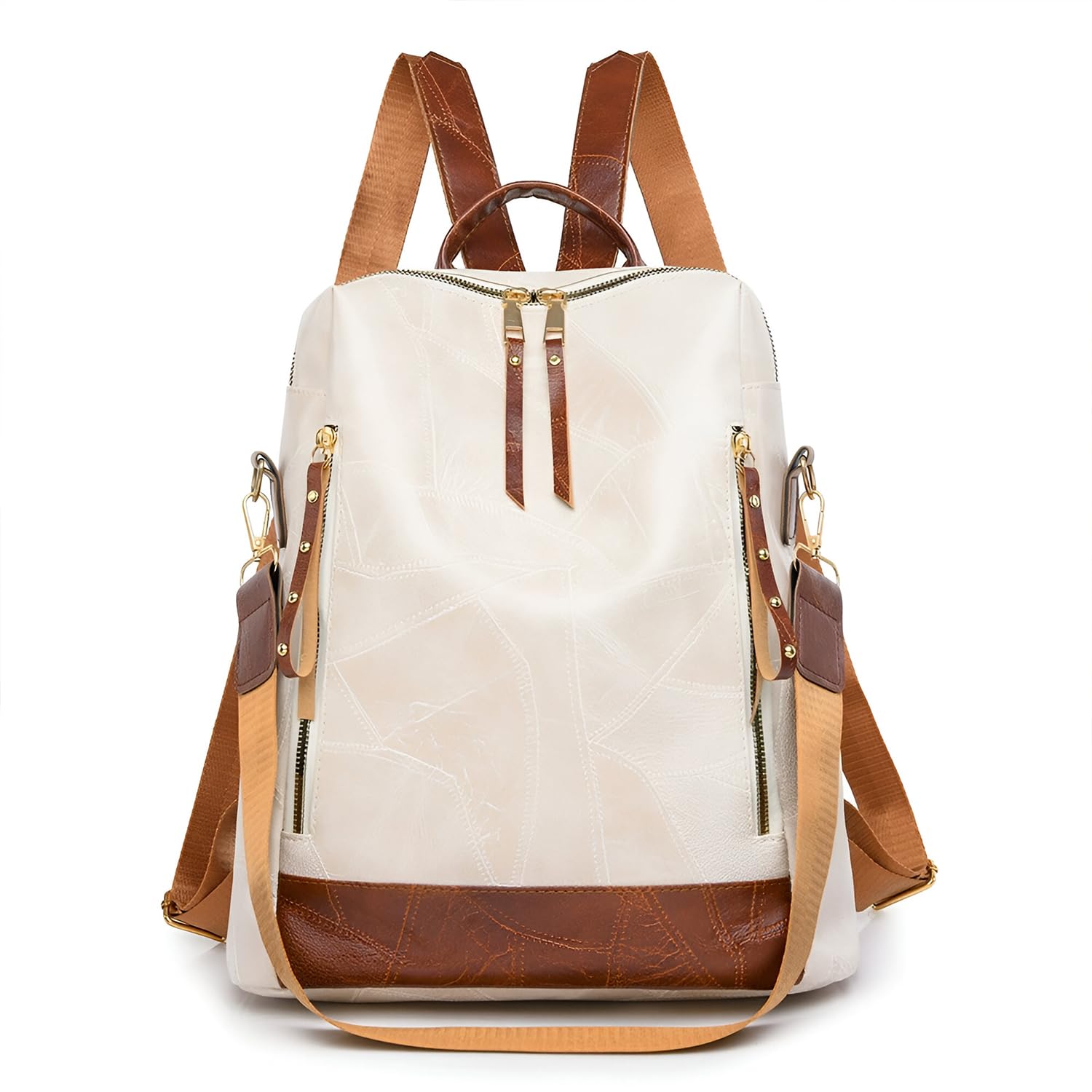 Women Soft Plaid Backpack – Lightweight Travel Bag with Digging Outer Bag Design-image-36