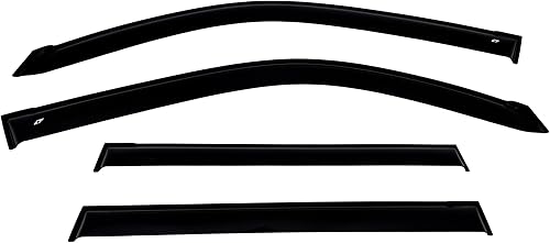 Miniatura 5 de Juego de 4 deflectores para visera de viento, deflectores de protección contra la nieve, el sol y la lluvia, compatibles con Toyota Land Cruiser