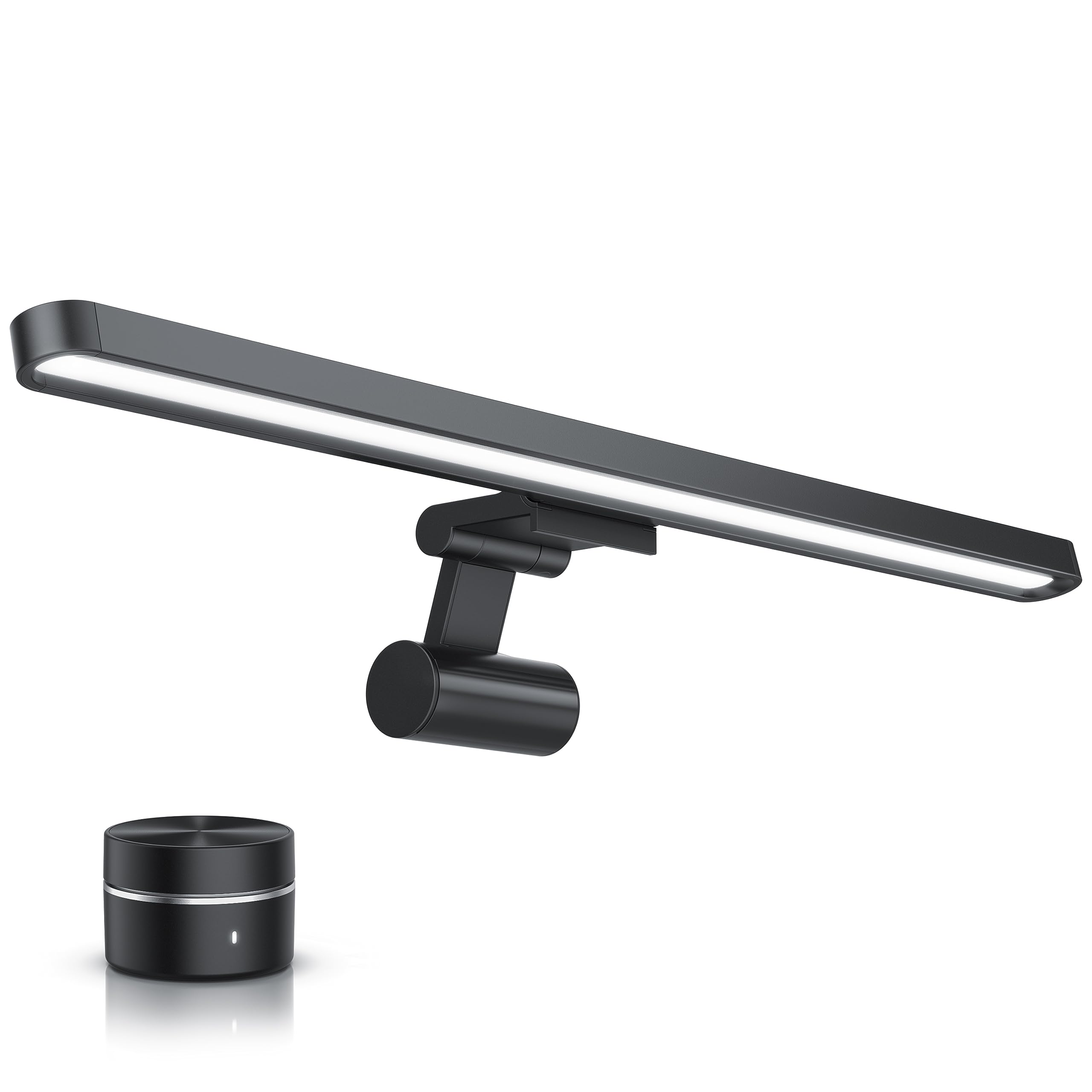 CSL-Computer Monitor Lampe LED dimmbar mit 8 Helligkeits und 3 Farbstufen, USB Monitorlampe mit asymmetrischer Abstrahlcharakteristik, blendfreie Ausleuchtung