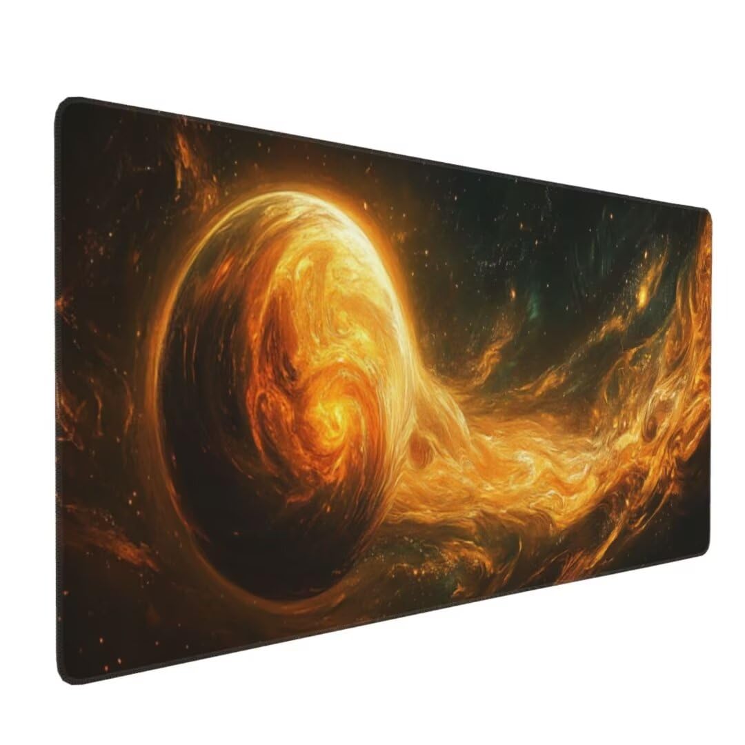 Fantazyjna podkładka pod mysz gwiaździsta noc podkładka pod mysz XXL 900 x 500 x 3 mm, wodoodporna podkładka pod mysz XXL podkładka pod mysz, antypoślizgowa podstawa, wysoka precyzja i szybkość dla