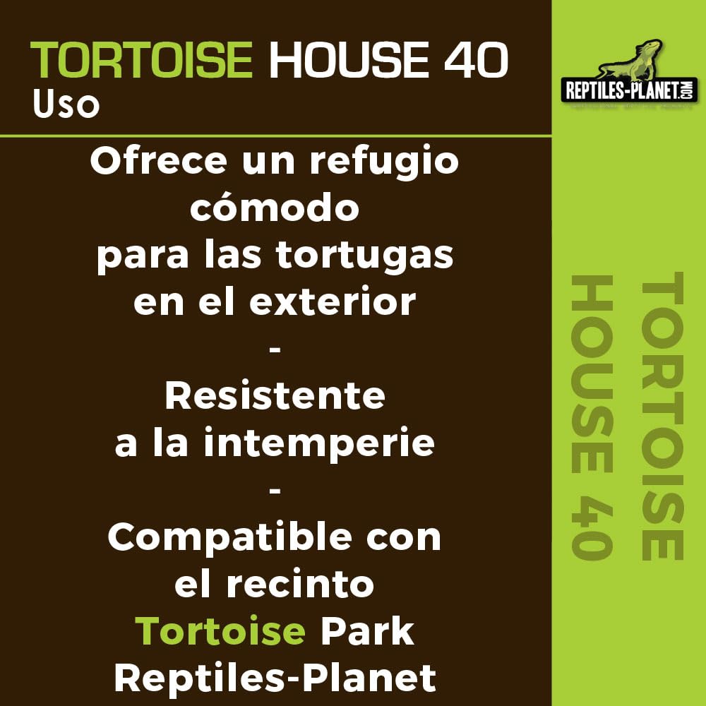 Reptiles Planet - Tortoise House 40 - Refugio para Tortuga Terrestre
