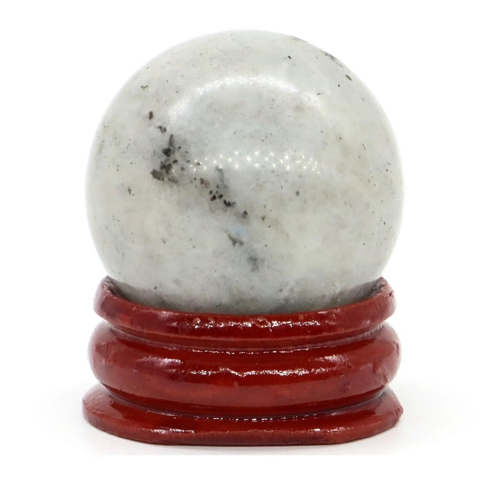 BAYNOPURIN Crystal Sphere 30mm Stone Sphere Quartz Globe Mineral Collection Household Decor