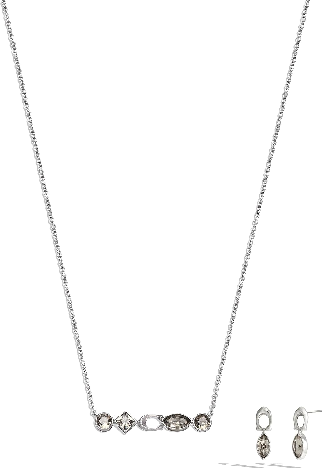 Coach Women's Gemstone Earring and Necklace Set