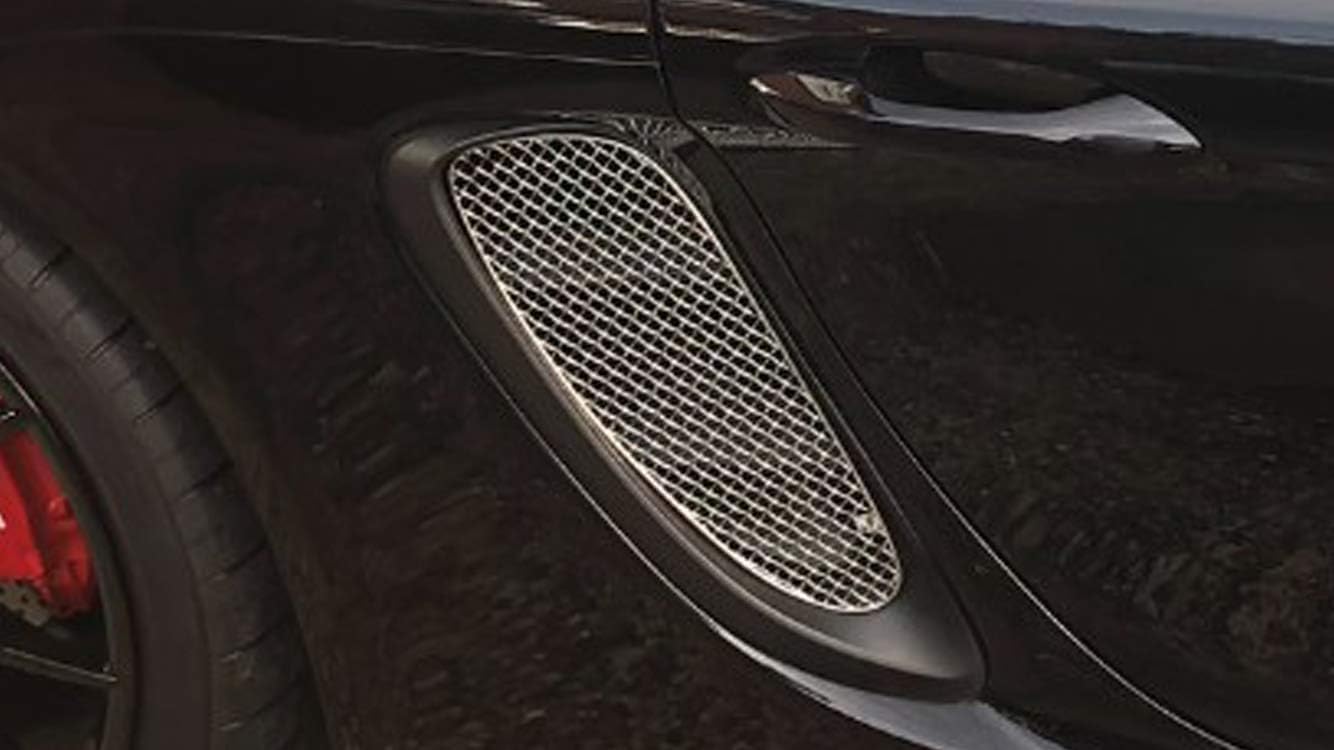 Zunsport Compatible With Porsche 718 Boxster/Cayman GTS - Full Grill Set - Silver Finish (2018-2020)