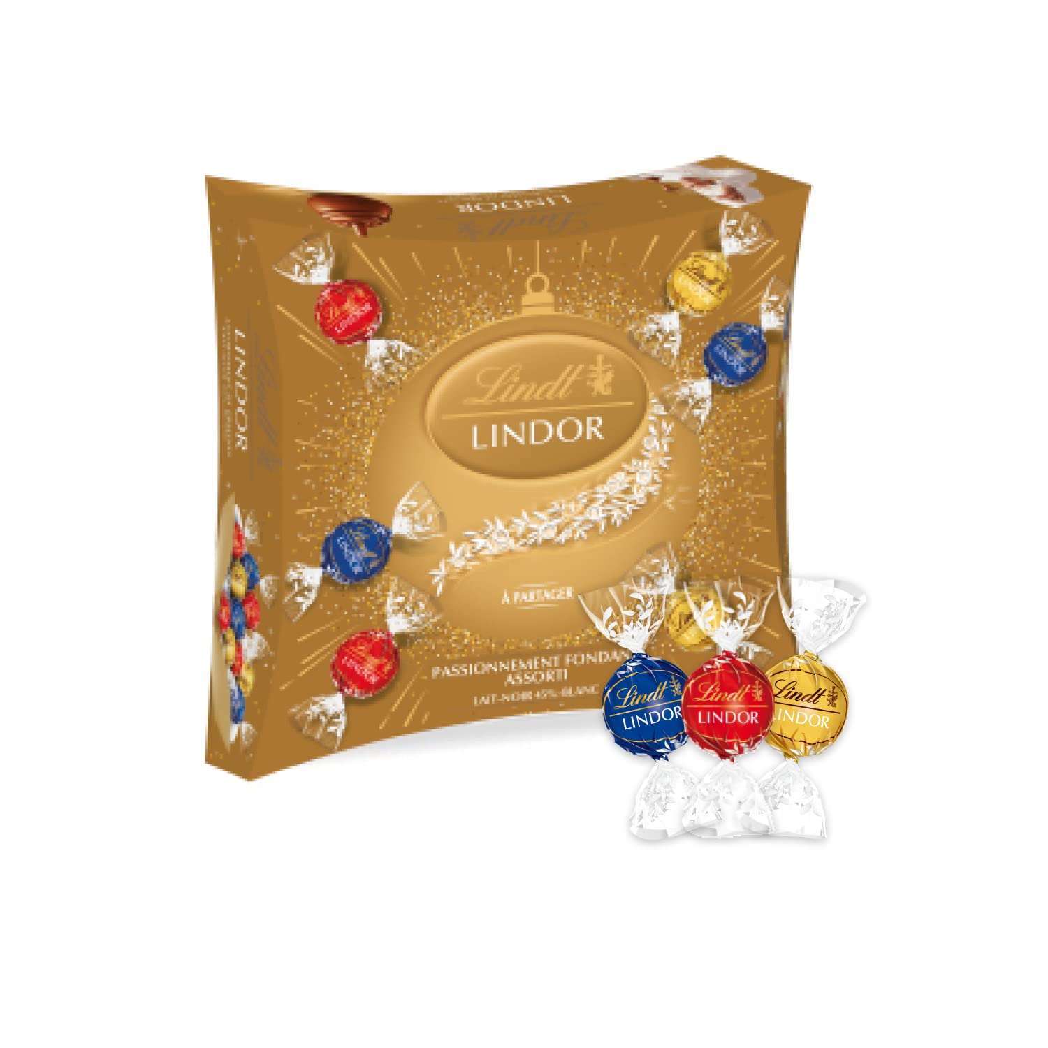 Buy Lindt LINDOR Sharing Box Gold Edition Assortment of Milk, Dark