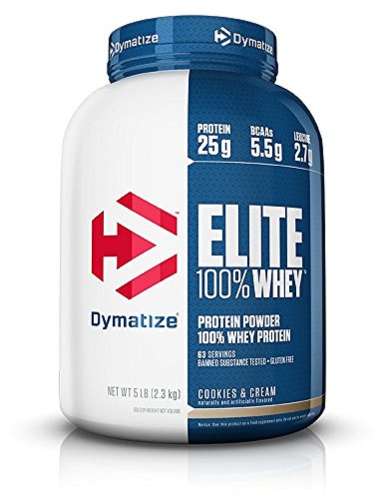 Dymatize Nutrition Dymatize Elite 100% Whey Protein Supplement Powder, Pre and Post Workout Protein Powder, 5 lbs, 2.26 kg, Cookies And Cream (B00EACSEXO) Amazon Price History, Amazon Price Tracker