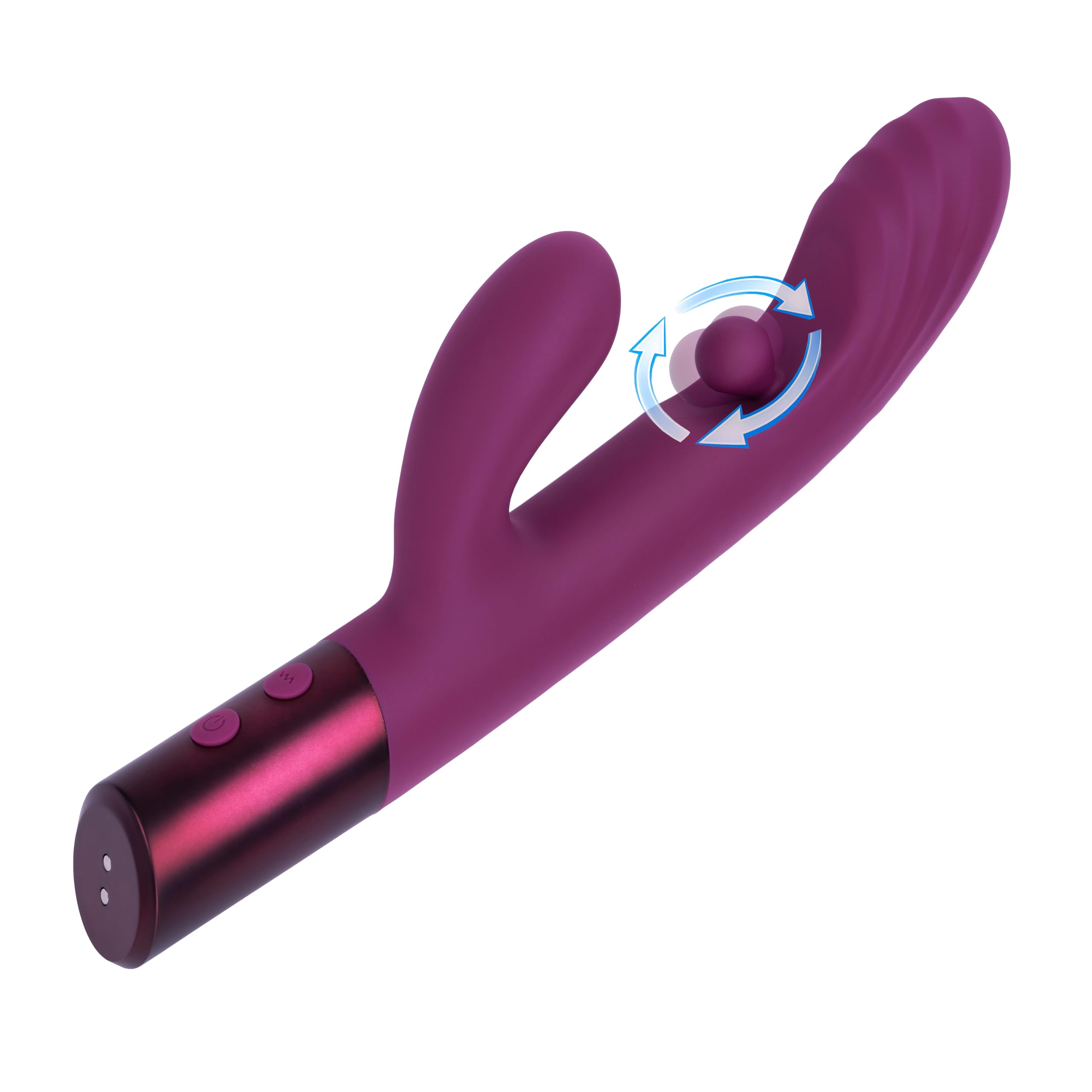 SELOVE Swirly Vibratore Rabbit con Perla Rotante e Vibrazione