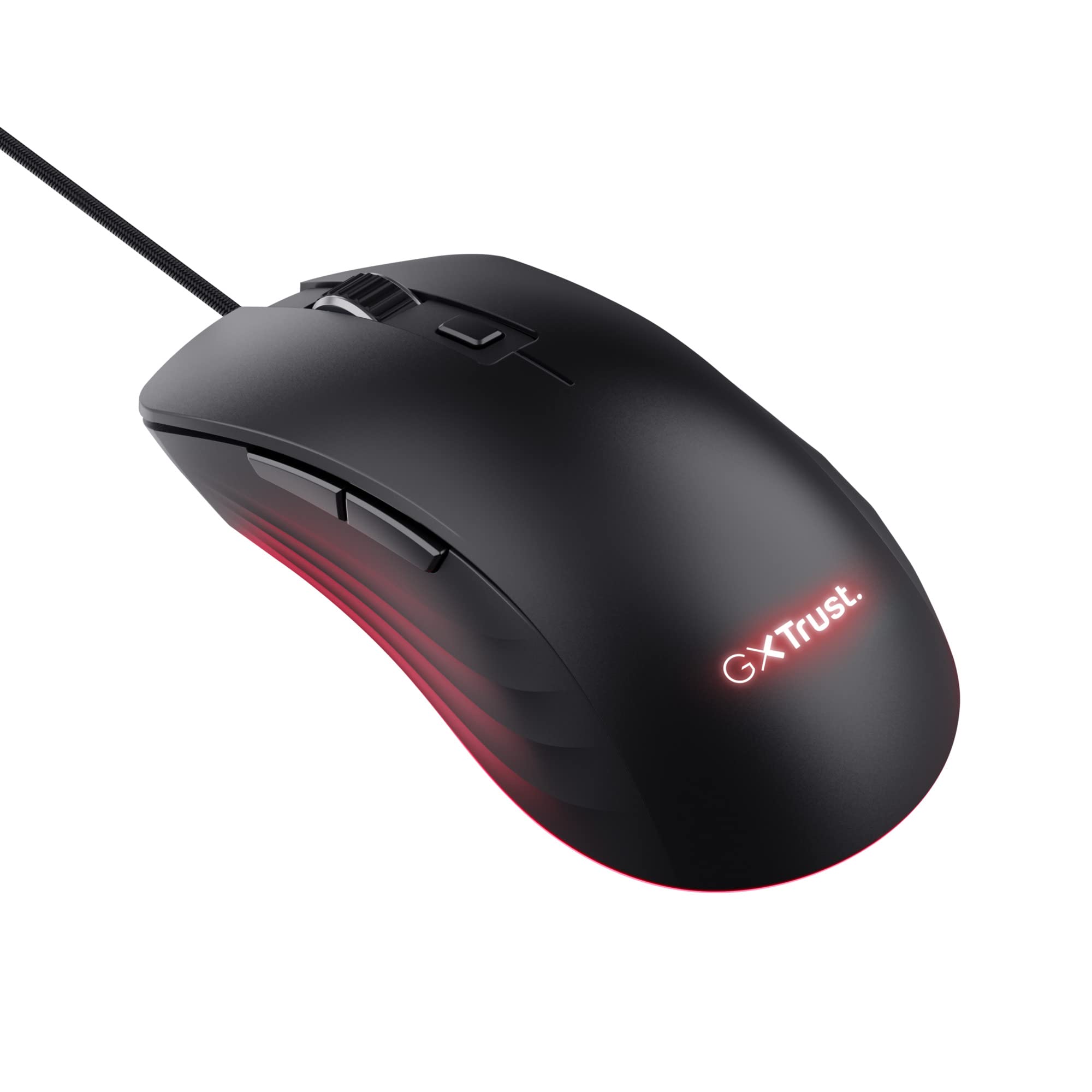 GXTrust Ybar+ Souris Gamer Haute Performance, 25600 PPP, Noir