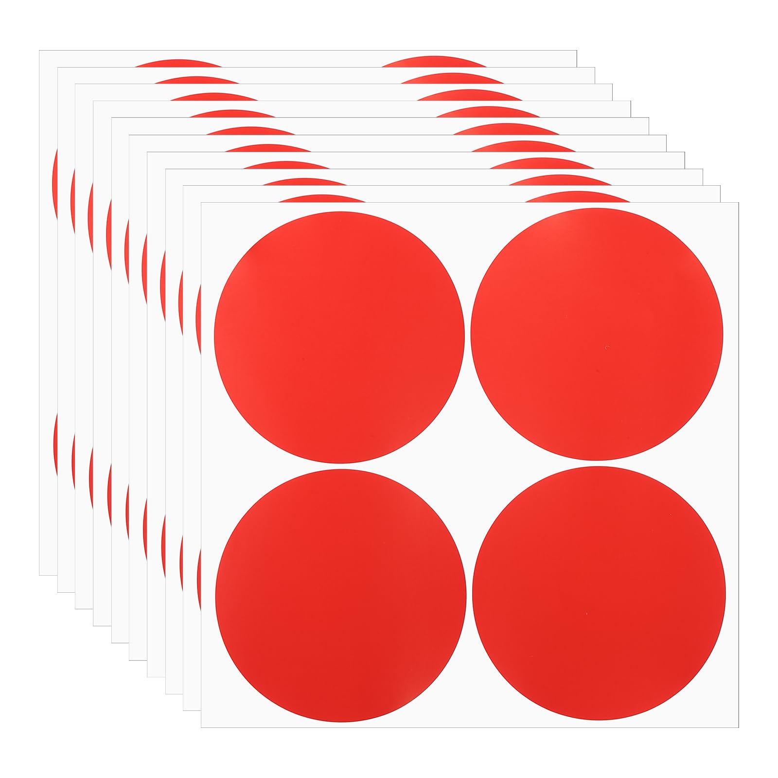 PATIKIL Round Colored Stickers 4"
