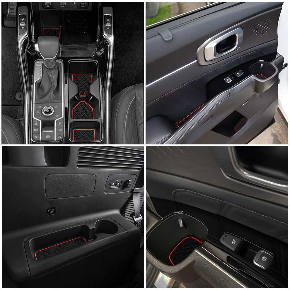 GAFAT Ki-a Sorento 2021-2024 2025 Non-Slip Mats, Sorento MQ4 2023