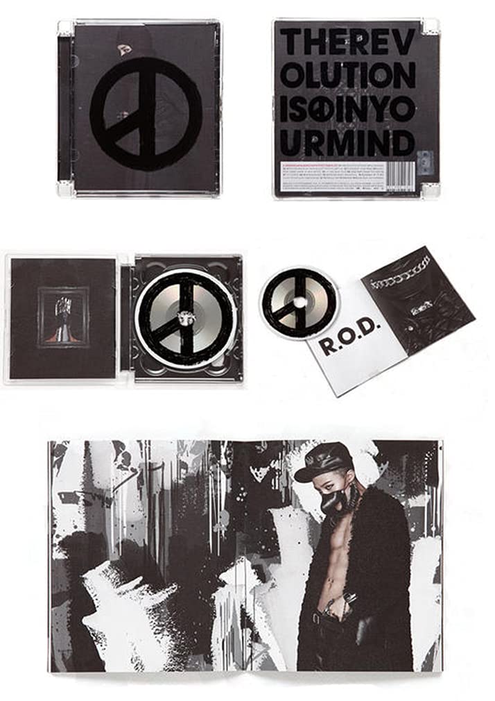 G-Dragon Coup D`Etat - Black ver. Official Photobook+CD 2nd Album
