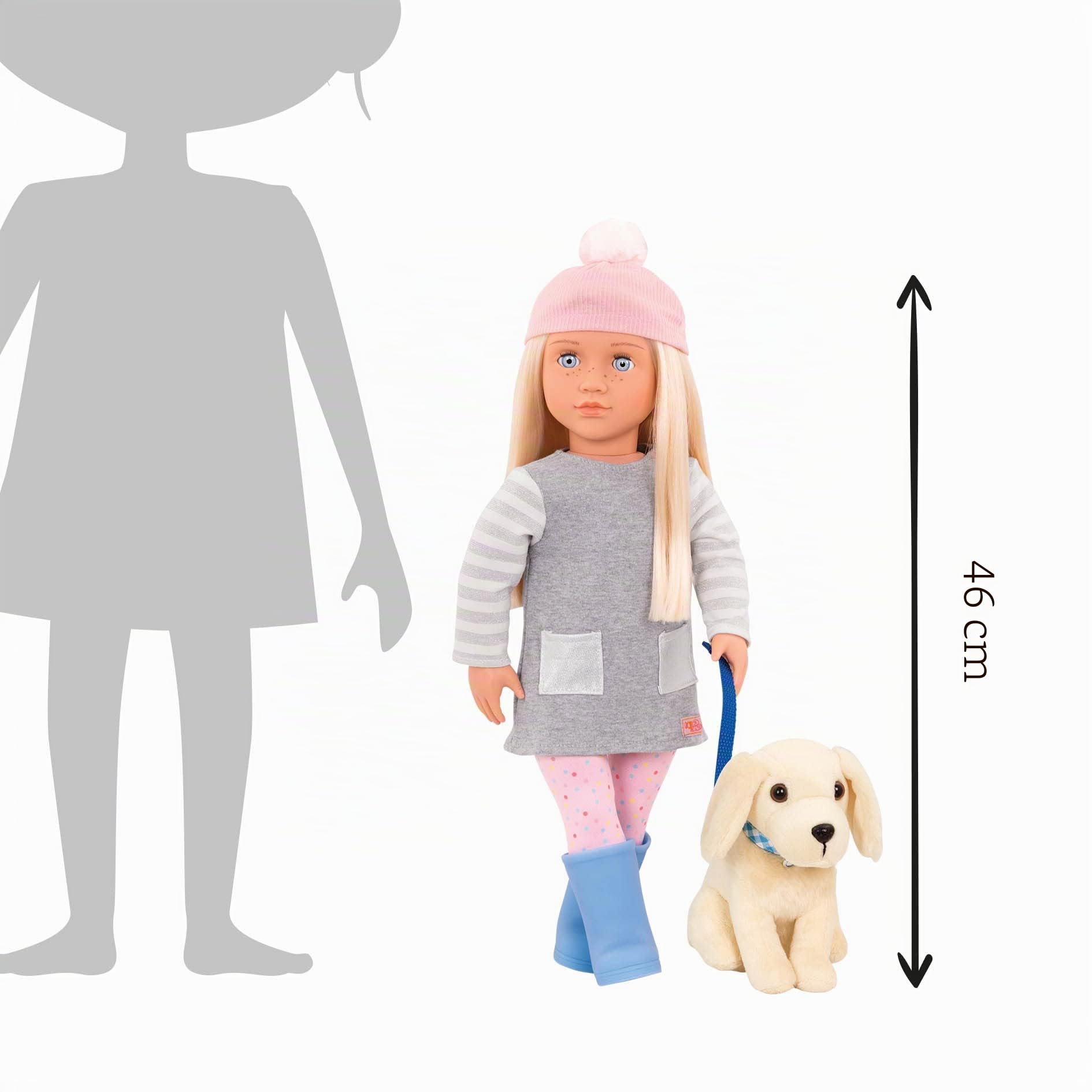 Our Generation Bambola Meagan Doll & Pet Dolls BD31242Z