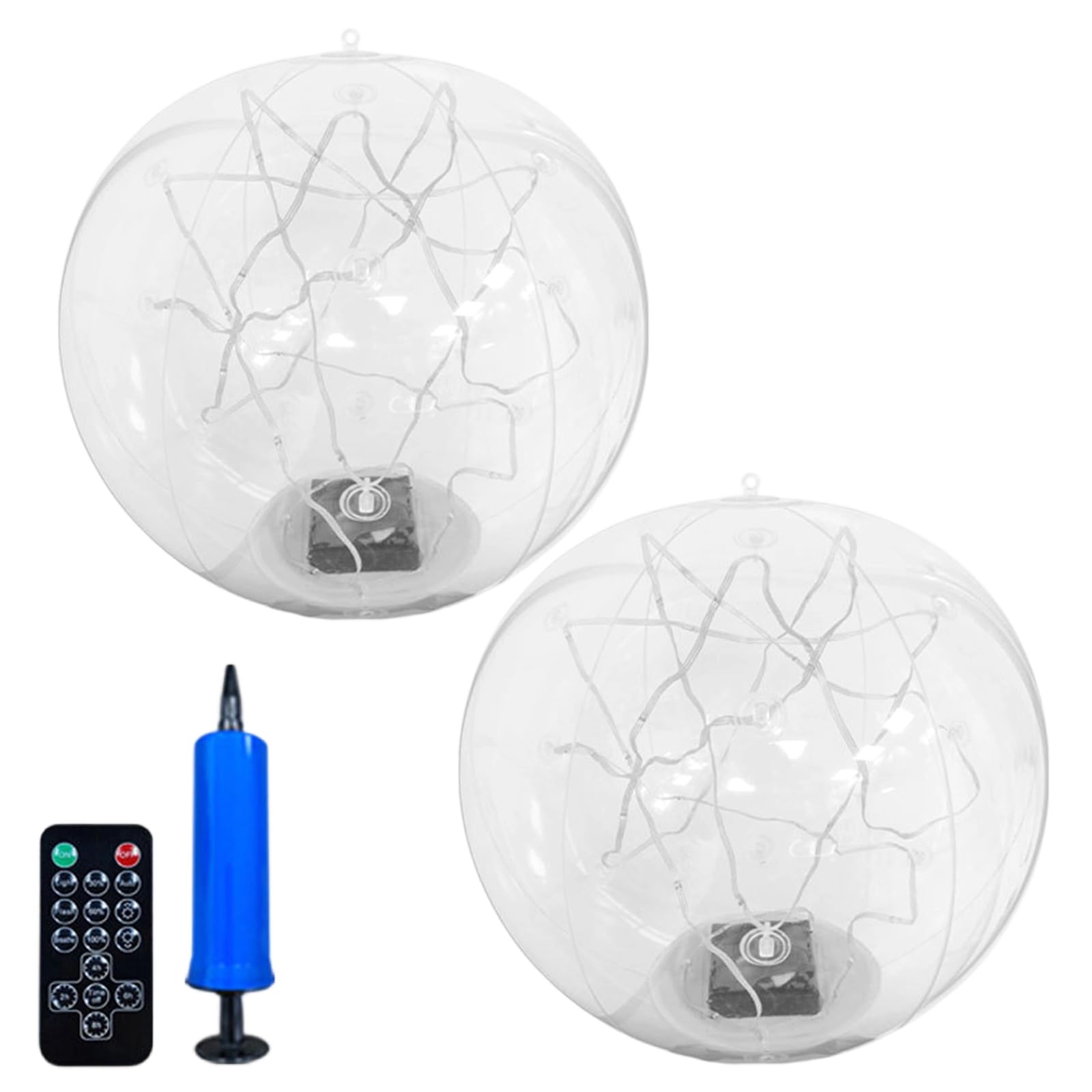 Schwimmende LED Atmosphärenleuchte, 35 cm, aufblasbare Solarkugel, Pool Dekoration für Hinterhof, Garten, Terrasse, Wasserspiel, Verwendung aufblasbarer Pool Kugel, Outdoor Solar, schwimmende