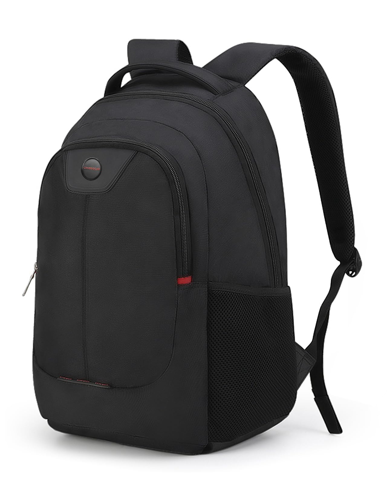 CROSSGEAR Travel Laptop Backpack for Men Women, Water Resistant Bookbag Airline Approved Business Work Laptop Bag Casual Daypacks Fits 15.6 Inch Computer Notebook Small Backpacks for Women