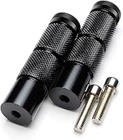 Vista 1 de CNC Universales Apoyapiés para Motocicleta Bicicleta EBike Pasajeros para Super73, Conjunto Trasero, Apoyapiés, Pedales con Rosca M8, para Coche