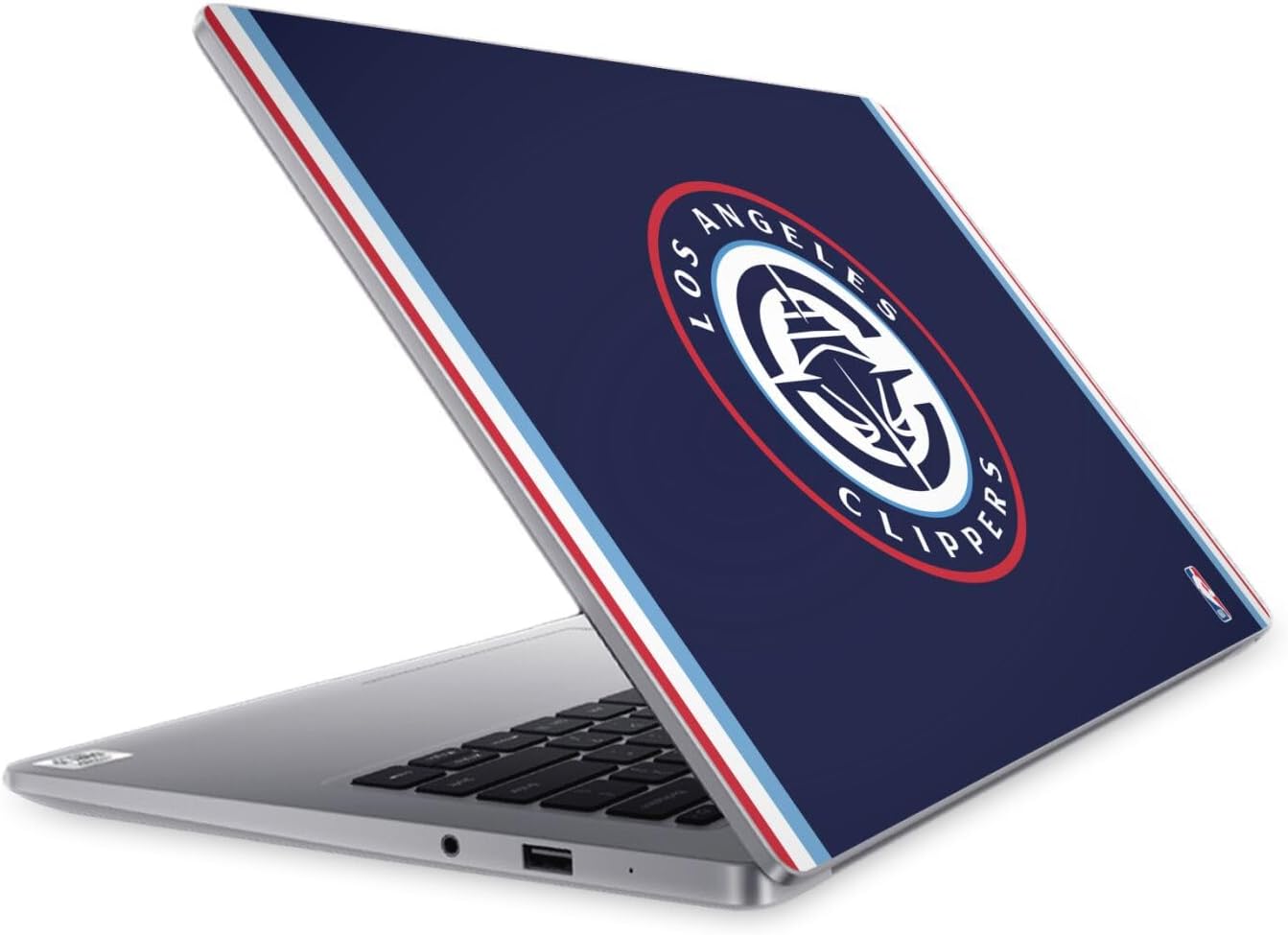 Head Case Designs Officially Licensed NBA Orange Design Los Angeles Clippers Logo Vinyl Sticker Skin Decal Cover Compatible with HP Pavilion 15.6" 15-dk0047TX