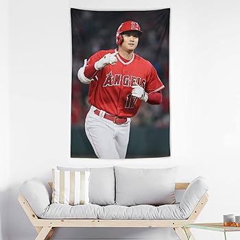 大谷翔平　タペストリー大判 Amazon.co.jp: おたにしょうへい大谷翔平タペストリーポスター