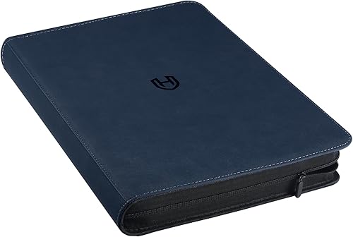 Miniatura 11 de Carpeta de Tarjetas de 4 Bolsillos con Cremallera, Libro Portatarjetas de 288 Bolsillos, Carpeta con Cremallera de Cubierta de PU Premium, Carpeta