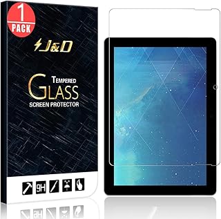 JD 1 Paquetes Surface Go Protector de Pantalla, [Cristal Templado] [NO Cobertura Completa] HD Claro Vidrio Bal?stico Protector de Pantalla para Surface Go