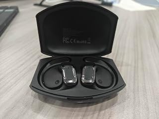 AI OWS Translator Earbuds,Language Translator Earphone 144 Languages, 3in1 Real-Time Translation Device for Travel Business Learning, Black