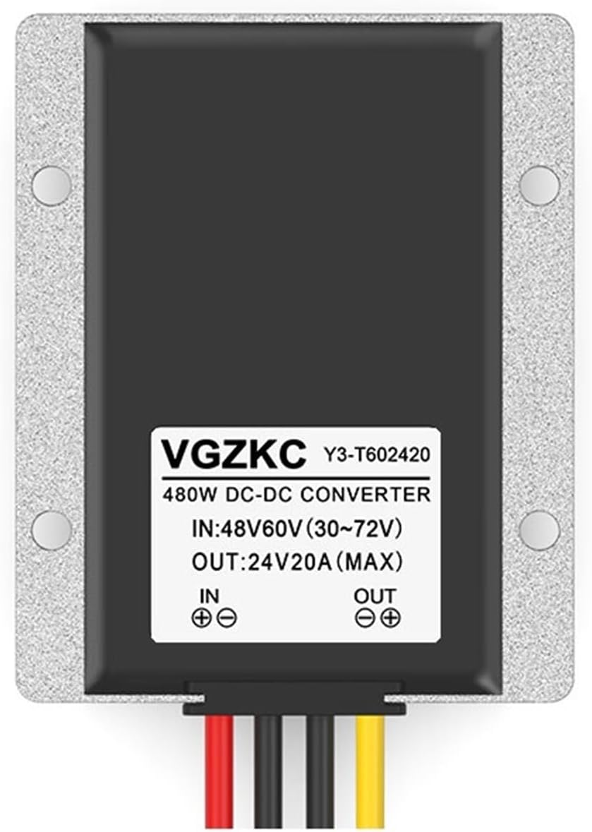48V60V to 24V 1A~30A DC Power Converter 30-72V to 24V Automotive Step-Down Module DC-DC(48V60V to 24V 20AY3)