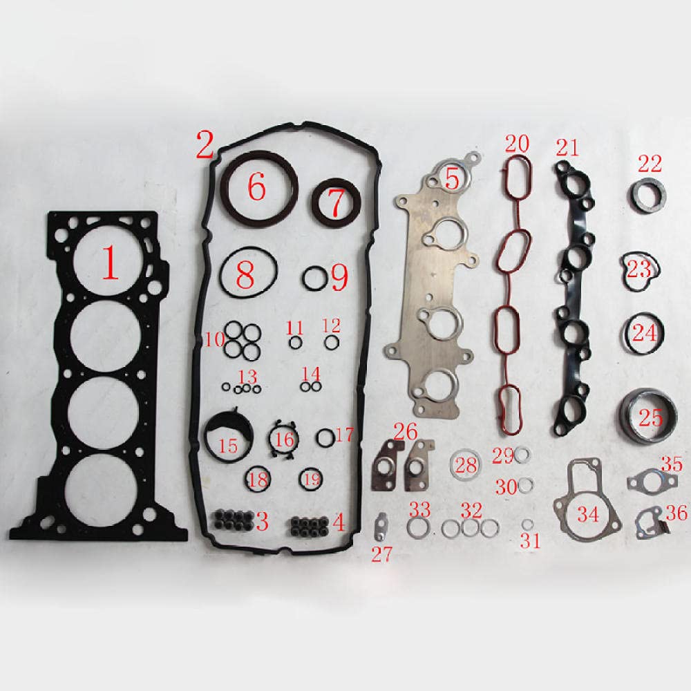 FOR FORTUNER TACOMA Pickup HIACE HILUX II 2 7 4WD 2TRFE Metal Engine Rebuilding Kits Full Set Engine Gasket 04111 75802 Beatirce