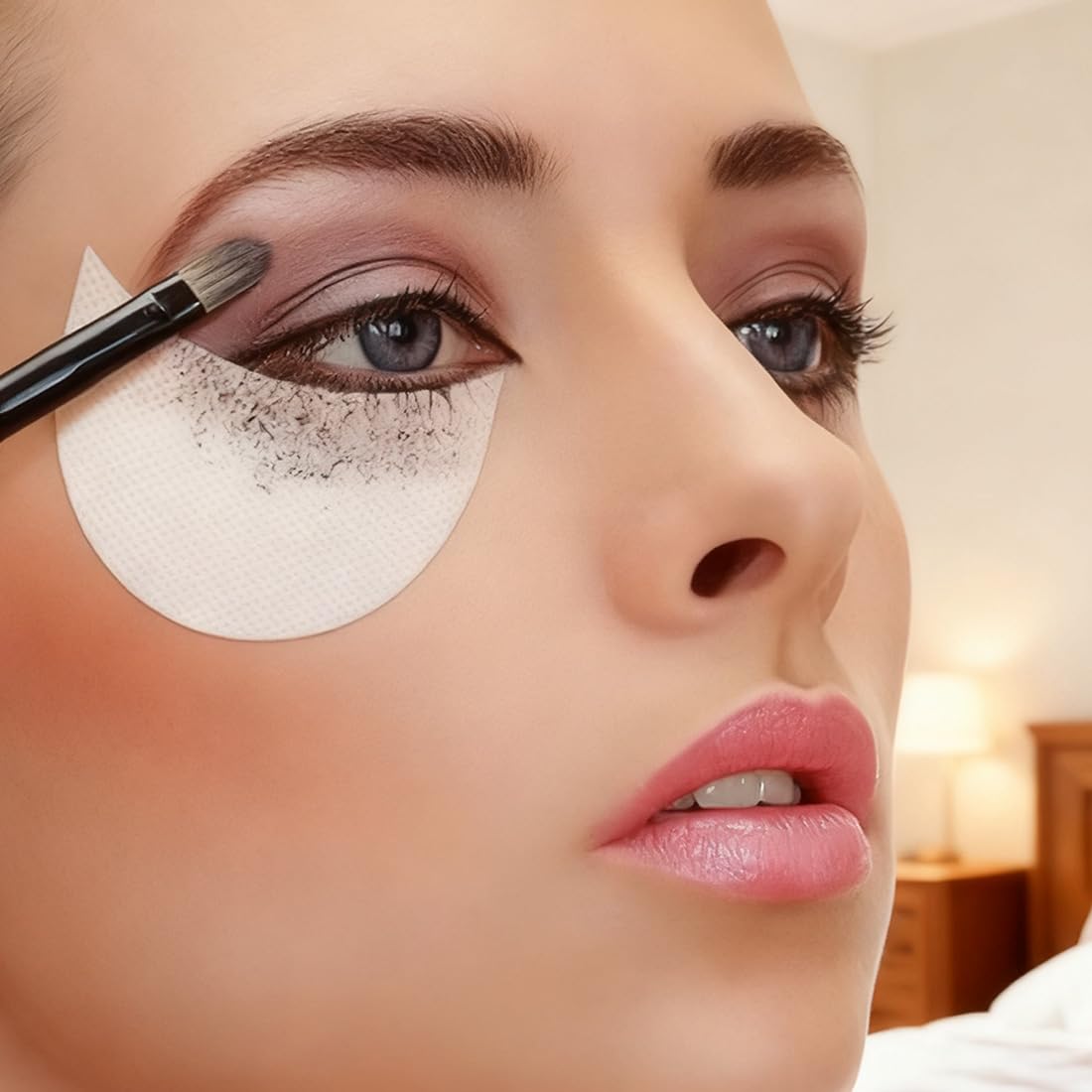 200 pezzi Patch occhi per extension ciglia, Scotch per trucco occhi, Patch adesivi per ombretto, Protezione per ombretto, Prevenzione della tinta e dei residui delle extension ciglia