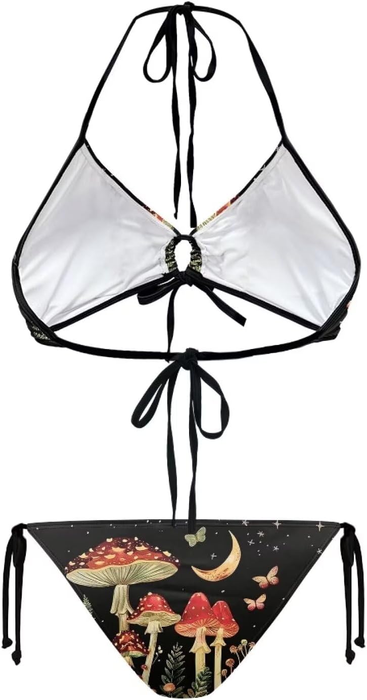 Ystardream Women's String Bikini Push Up Thong Bathing Suits 2 Piece Swimsuits