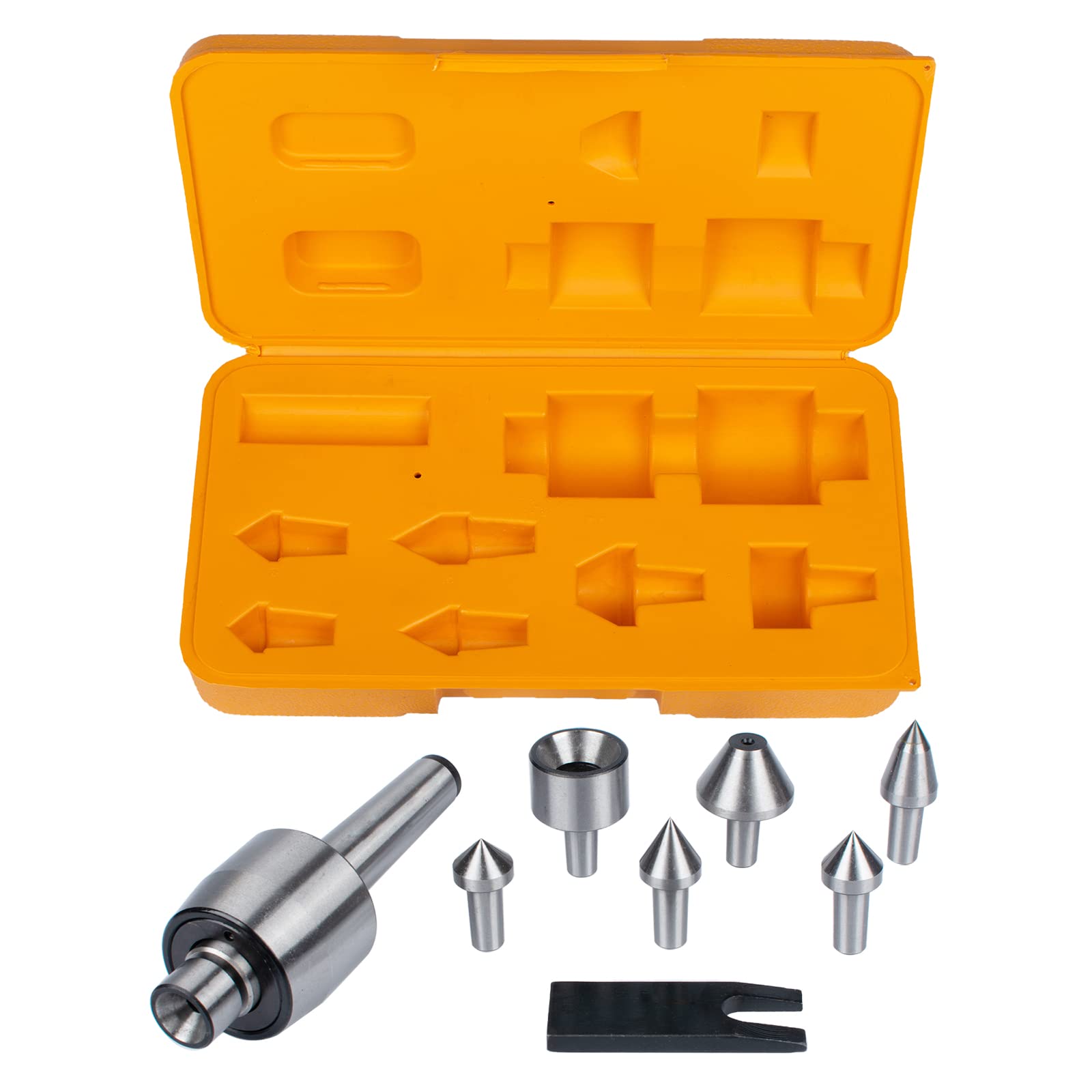 3 Point Center Morse Taper - 7 Interchangeable Points, 5000 Lb Load ...